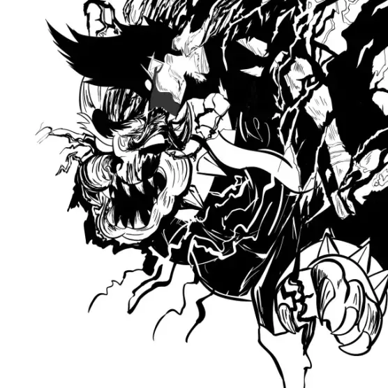 Symbiote Beast — Inks B