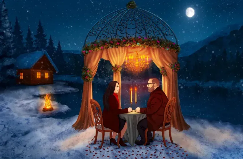 Winter Gazebo Dinner