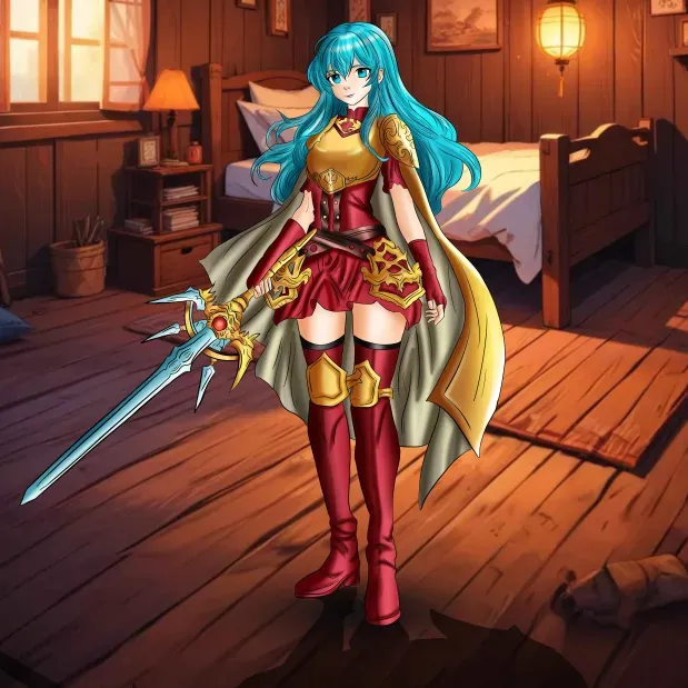 Blue-Haired Paladin